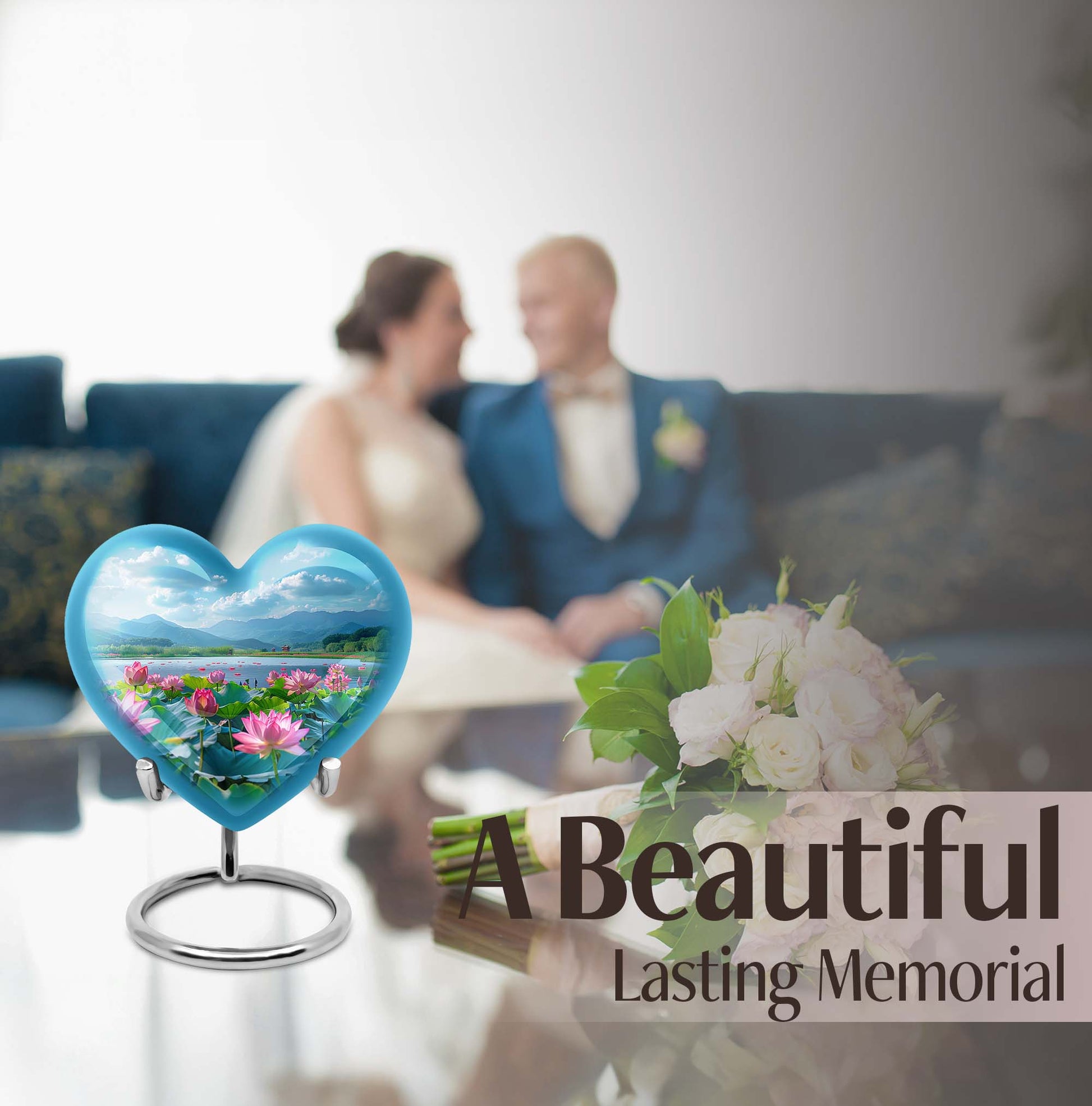 Aluminium large Lotus Urn, 