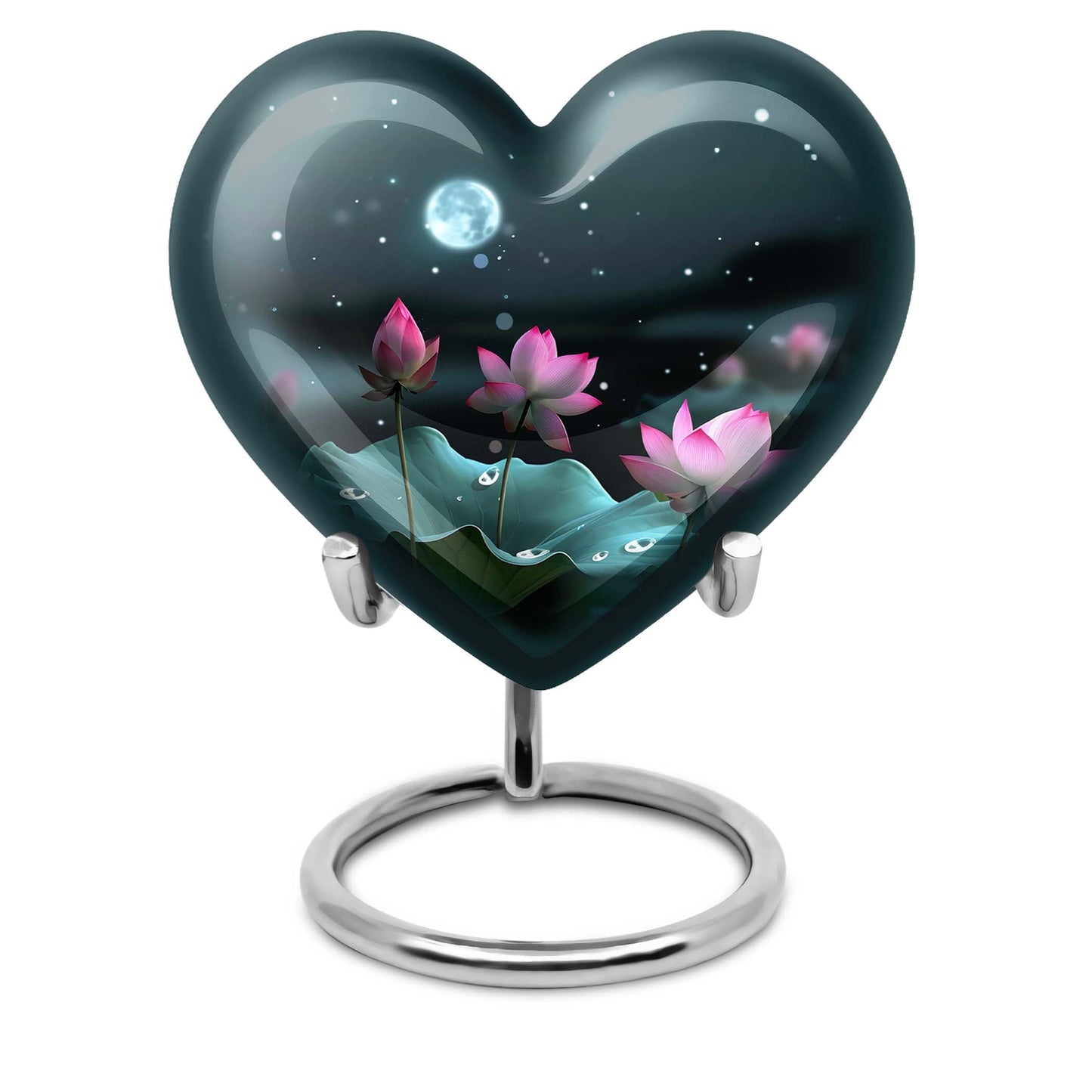 heart-shaped Lotus Urn