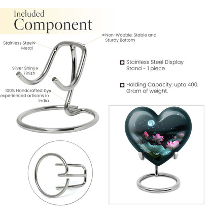 heart-shaped Lotus Urn