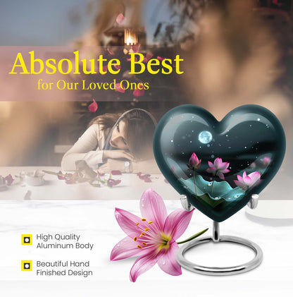 heart-shaped Lotus Urn