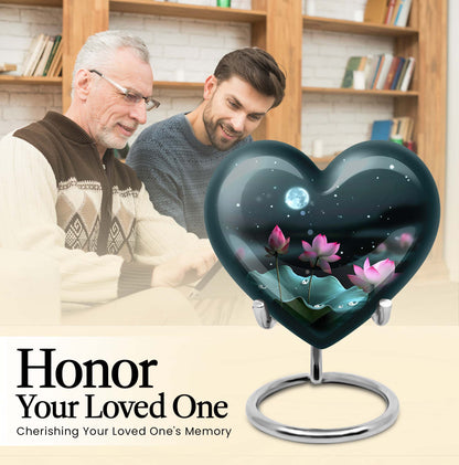 heart-shaped Lotus Urn