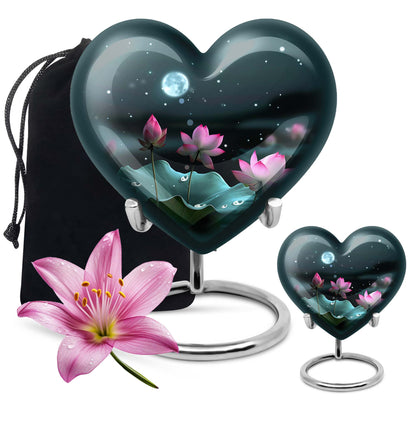 heart-shaped Lotus Urn