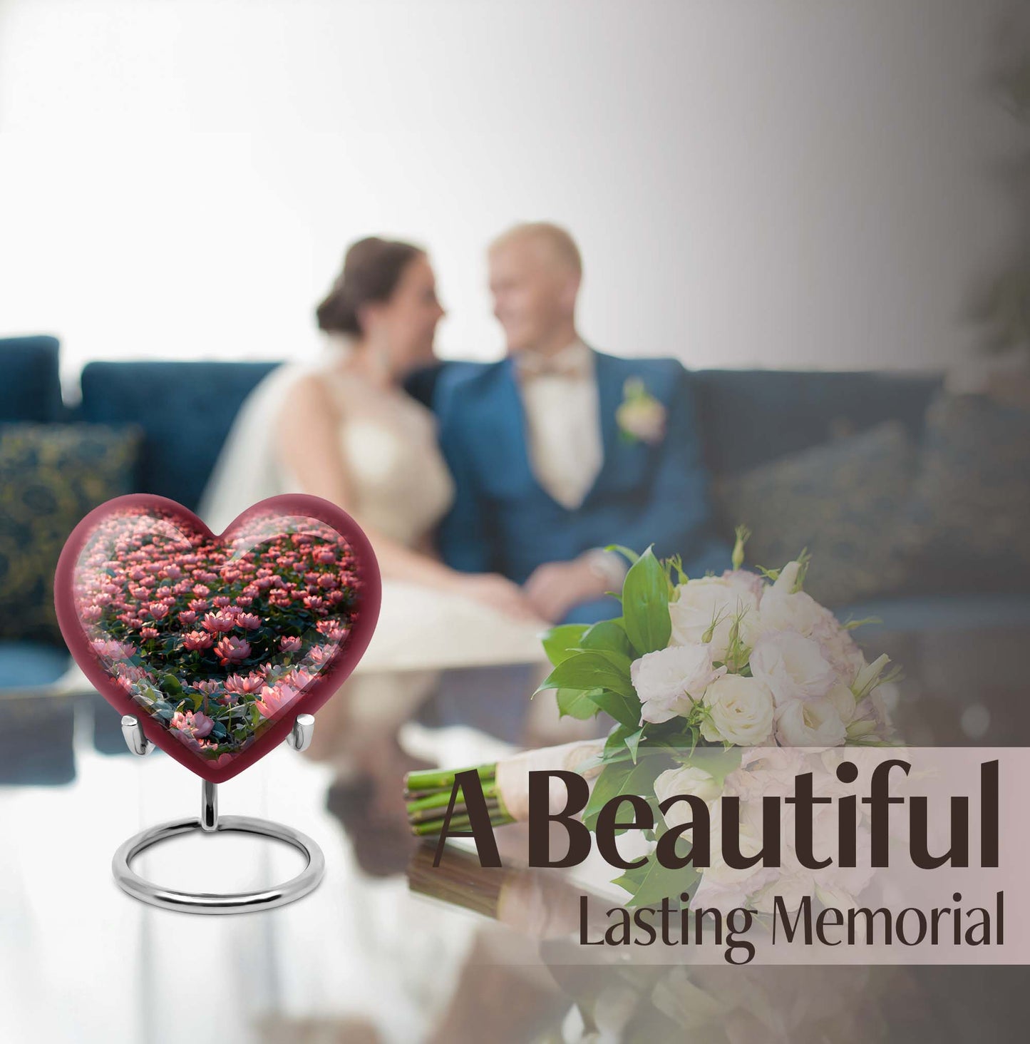 Lotus cremation urn for ashes 