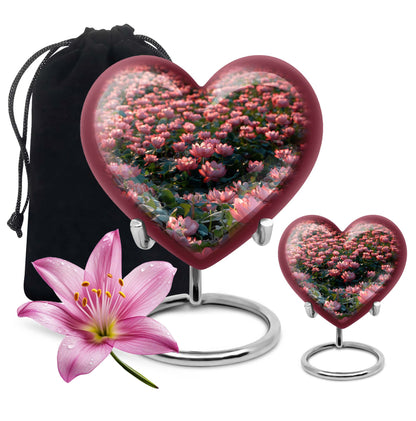 Lotus cremation urn for ashes 