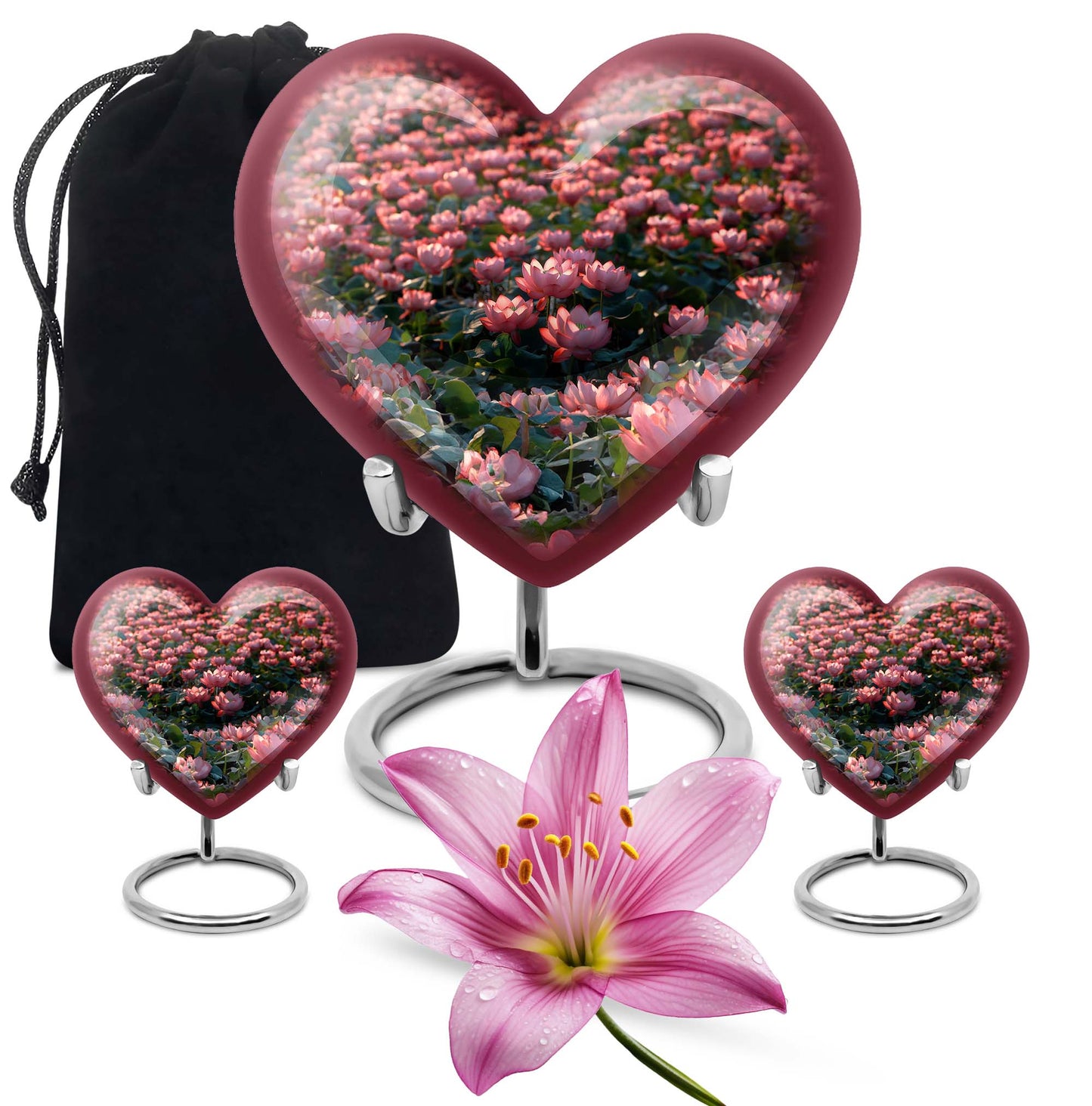 Lotus cremation urn for ashes 