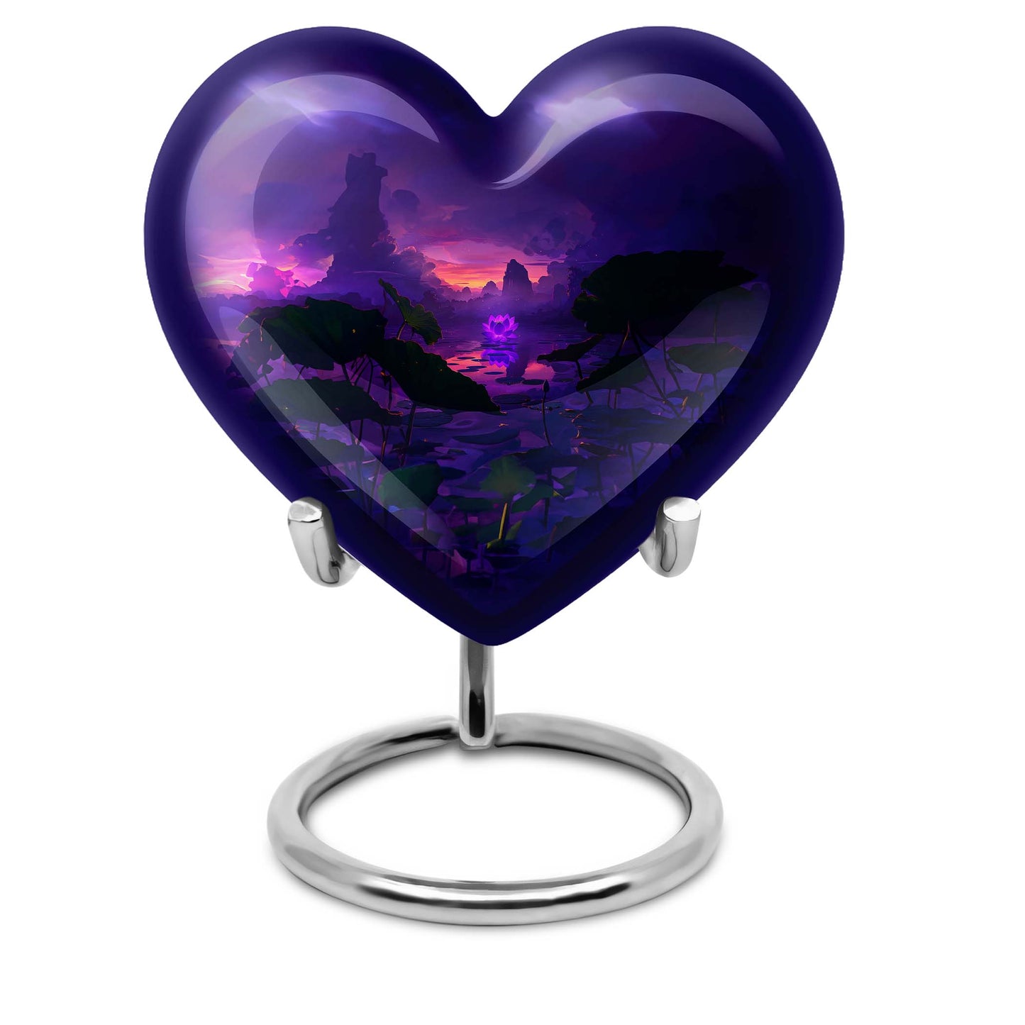 Heart-shaped Lotus Urn