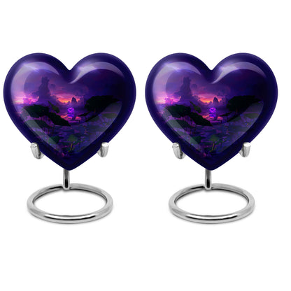 Heart-shaped Lotus Urn