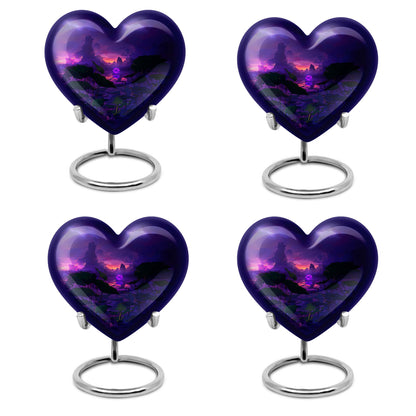 Heart-shaped Lotus Urn