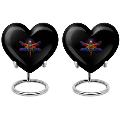 Personalized Dragonfly Cremation Urn for Men & Women - 10-inch, 200 cu in - Yatskia