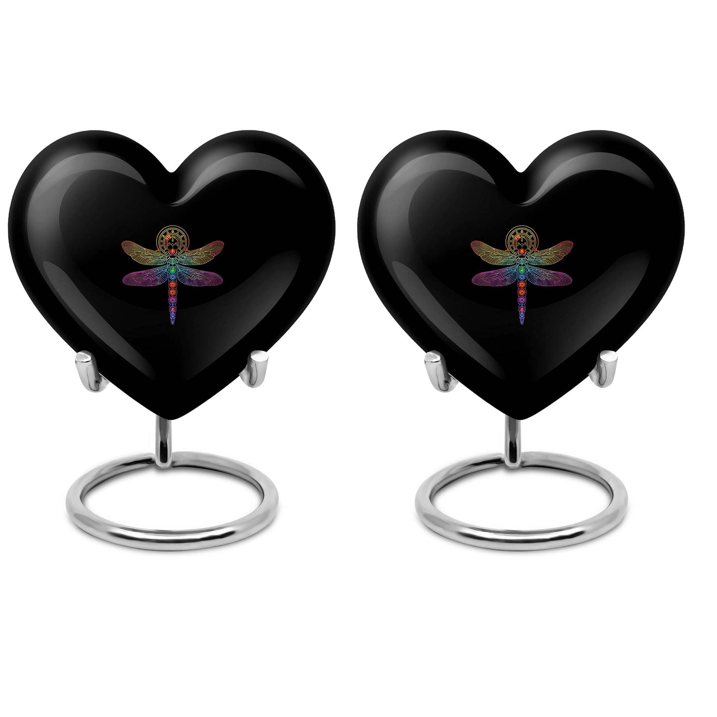 Personalized Dragonfly Memorial Urn for Men - 10-inch, 200 cu in - Yatskia