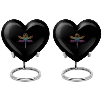Personalized Dragonfly Memorial Urn for Men - 10-inch, 200 cu in - Yatskia