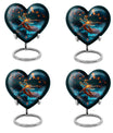 Cosmic Dragonfly Cremains Containers Funeral, Ashes Urn For Ashes