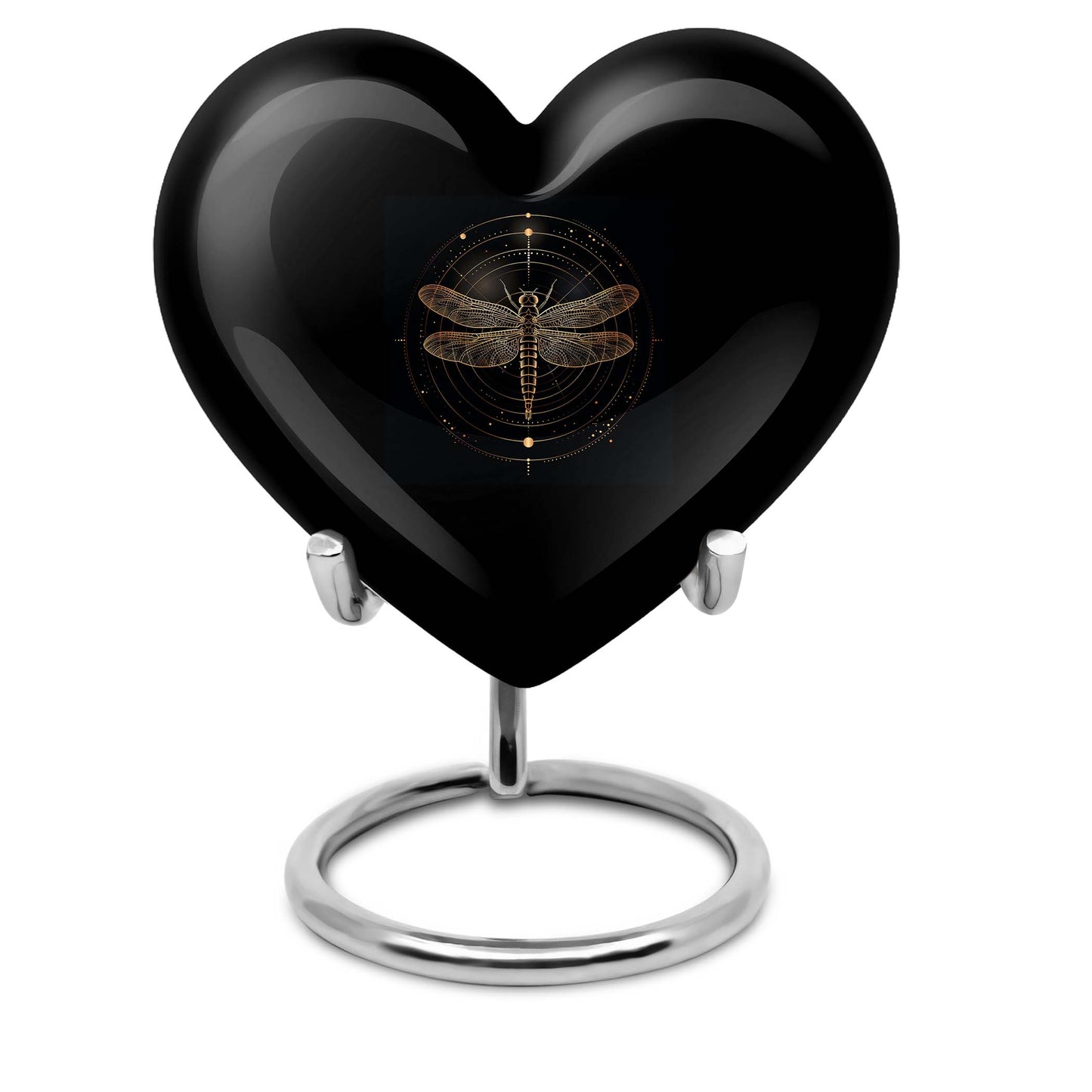 Personalized Dragonfly Cremation Urn for Human Ashes - 10-inch, 200 cu in - Yatskia