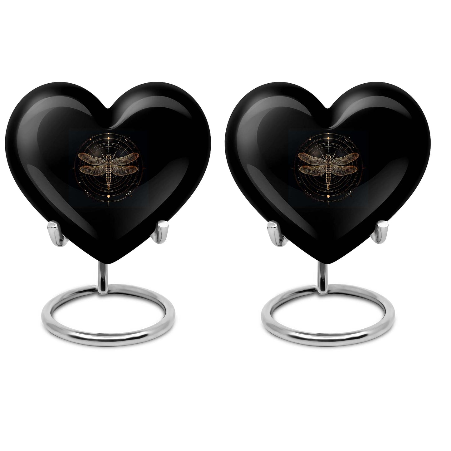 Personalized Dragonfly Cremation Urn for Human Ashes - 10-inch, 200 cu in - Yatskia