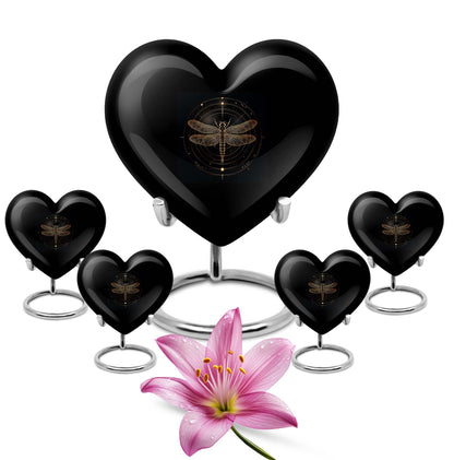 Personalized Dragonfly Cremation Urn for Human Ashes - 10-inch, 200 cu in - Yatskia