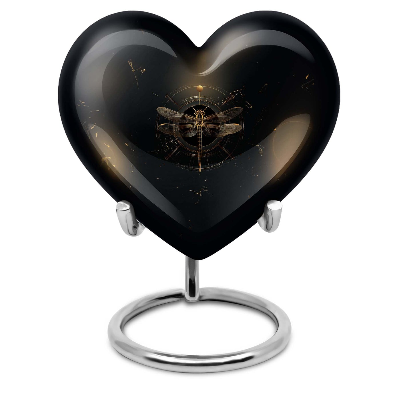 Personalized Dragonfly Cremation Urn for Human Ashes - 10-inch, 200 cu in - Yatskia