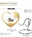 Heart-shaped Urn for human ashes
