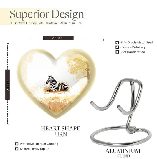 Heart-shaped Urn for human ashes