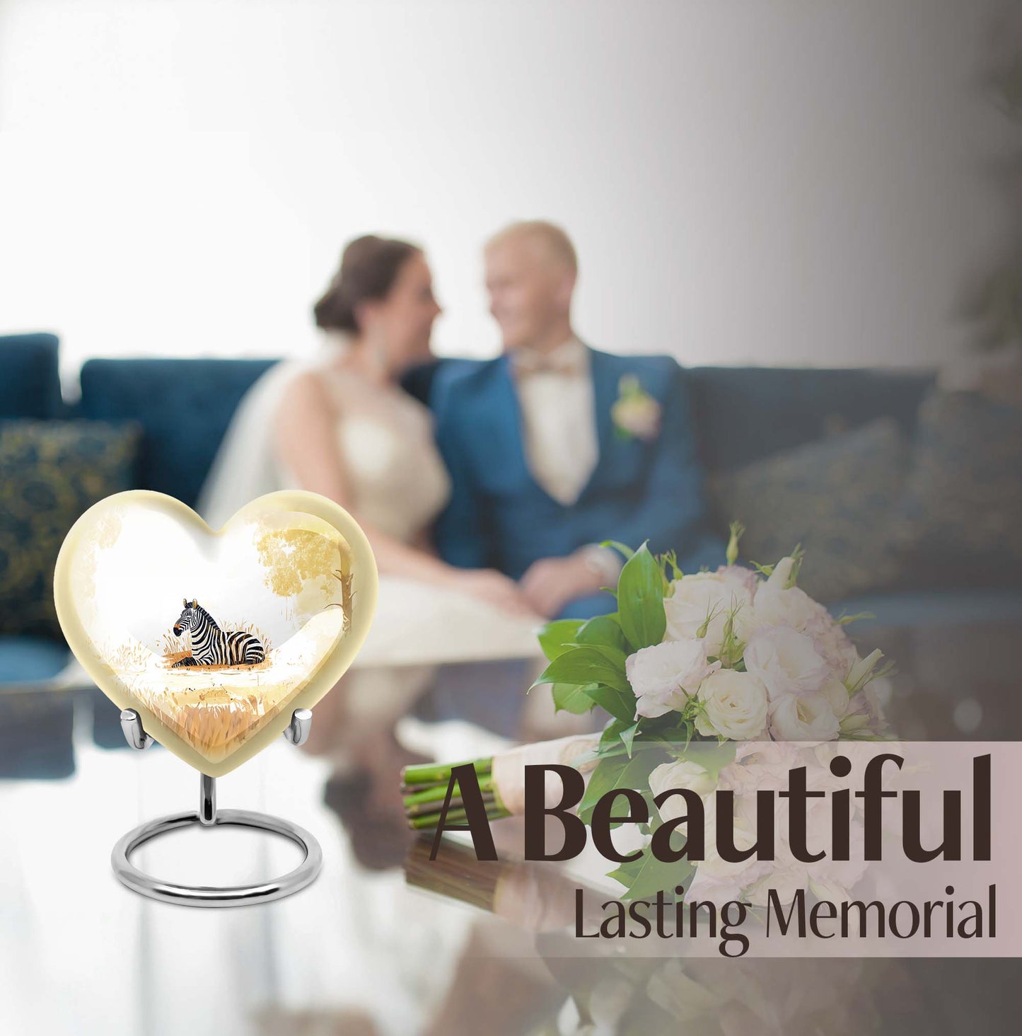 Heart-shaped Urn for human ashes
