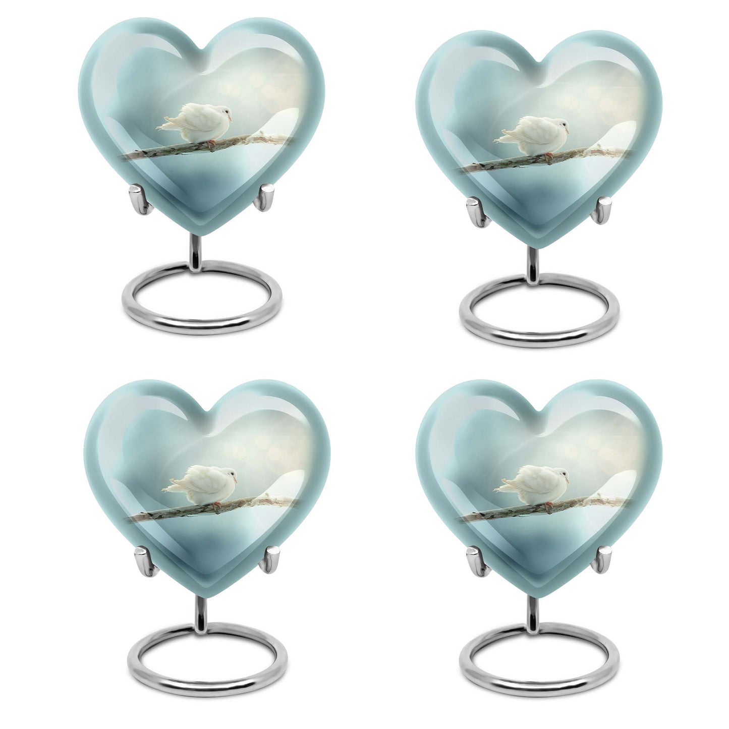 Personalized Bird Memorial Urn for Human Ashes - 10-inch, 200 cu in - Yatskia