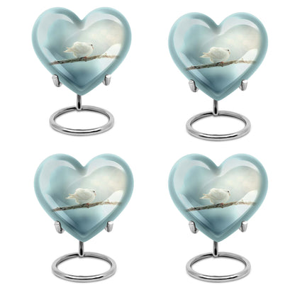 Personalized Bird Memorial Urn for Human Ashes - 10-inch, 200 cu in - Yatskia