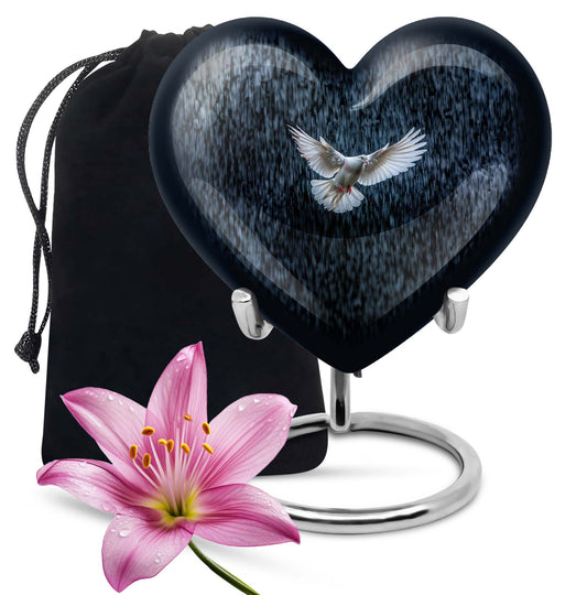 dove heart urn