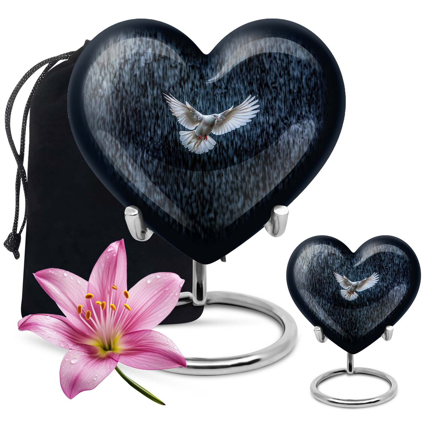 dove heart urn