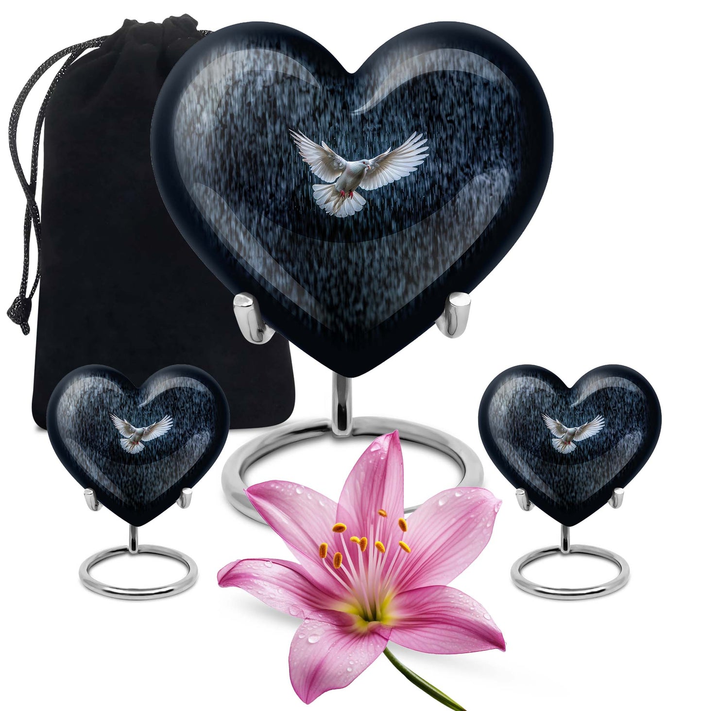 Personalized Bird Cremation Urn for Human Ashes - 10-inch, 200 cu in - Yatskia