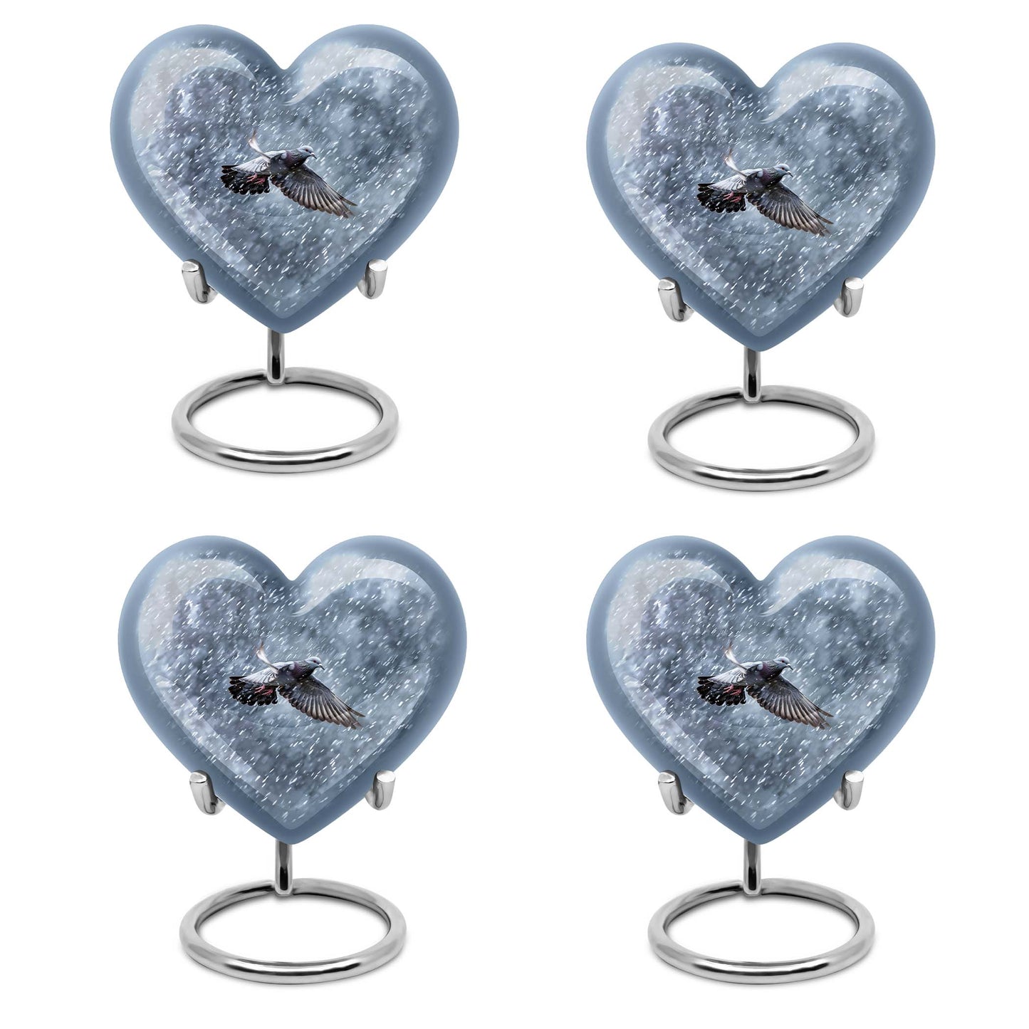 Personalized Dove Cremation Urn for Mom - 10-inch, 200 cu in - Yatskia