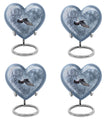 10-inch heart design dove urn with engraving, 