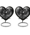 heart-shaped dove urn