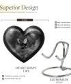 heart-shaped dove urn
