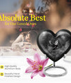 heart-shaped dove urn