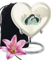 Heart design mother urn