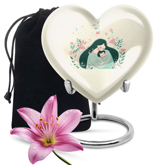 Heart design mother urn