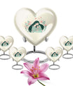Heart design mother urn
