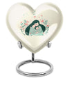 Heart design mother urn