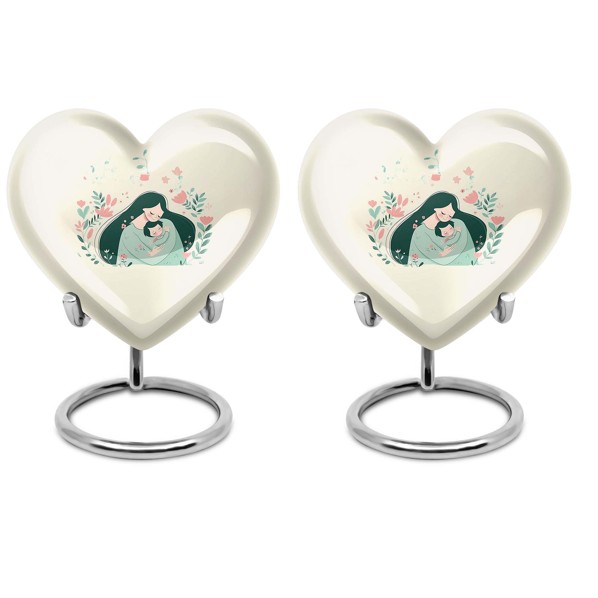 Heart design mother urn