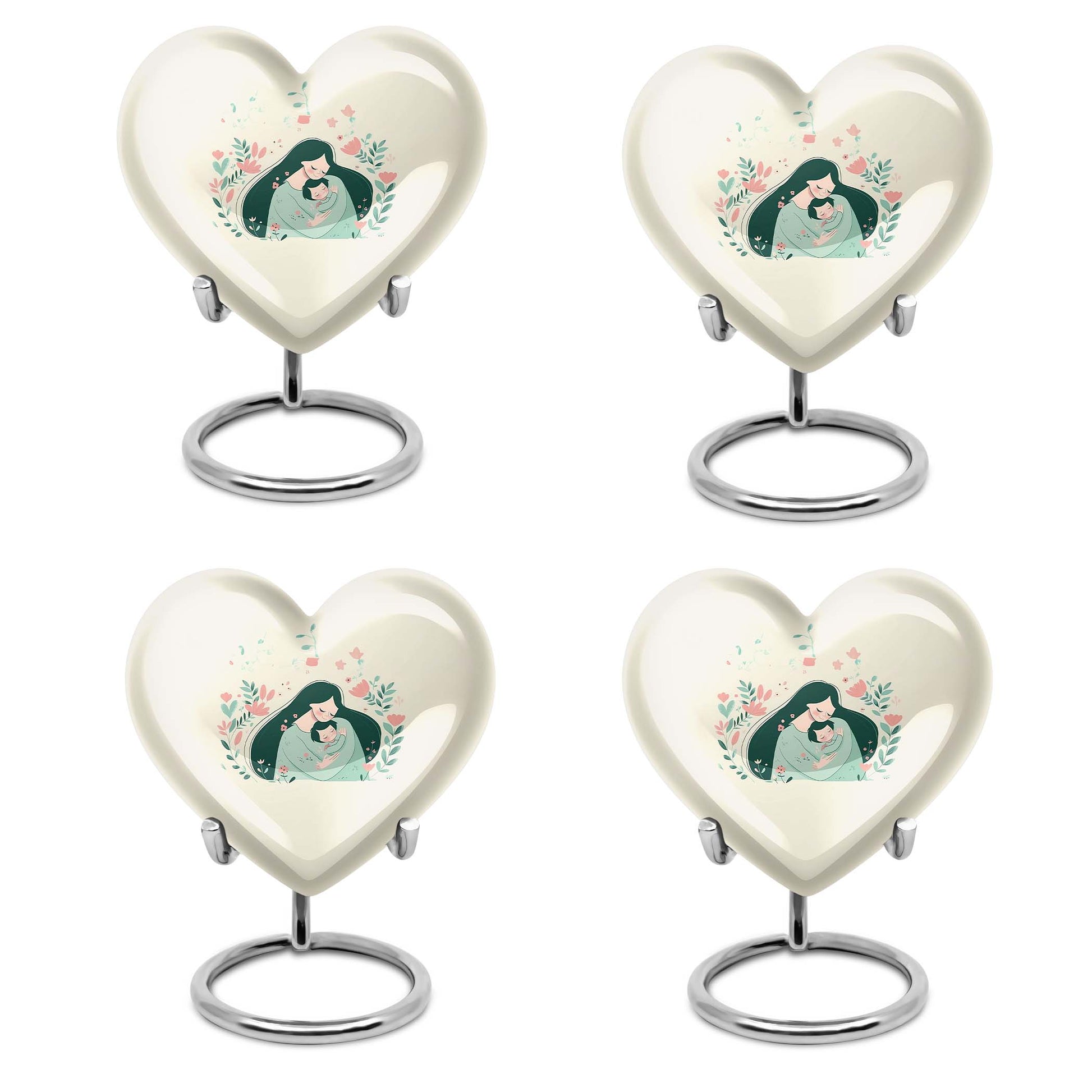 Heart design mother urn