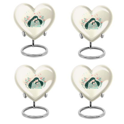 Heart design mother urn