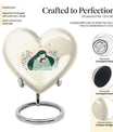Heart design mother urn