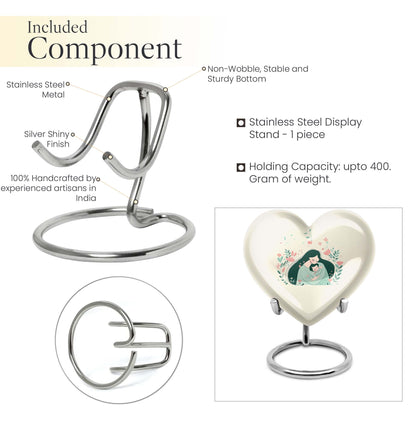 Heart design mother urn