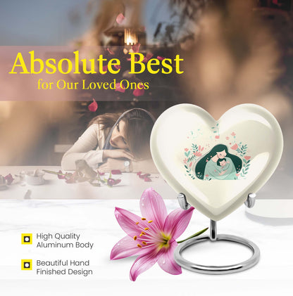 Heart design mother urn