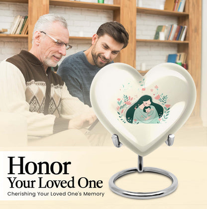 Heart design mother urn