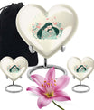 Heart design mother urn