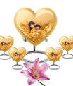 heart-shaped mother urn