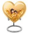 heart-shaped mother urn