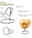 heart-shaped mother urn
