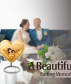 heart-shaped mother urn