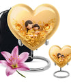 heart-shaped mother urn